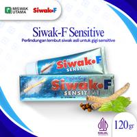 Gambar Siwak-F Pasta Gigi Halal Sensitive 120 gr Formula Khusus Untuk Gigi Sensitif Mengandung Silica Rendah Abrasi Dan Daun Mint Khusus untuk Perawatan Gigi yang Mudah Ngilu atau Sensitif dari SIWAK F Kota Surabaya 1 Tokopedia