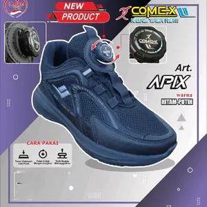 Sepatu sekolah  COMEX anak laki-laki dan perempuan ukuran 28-33