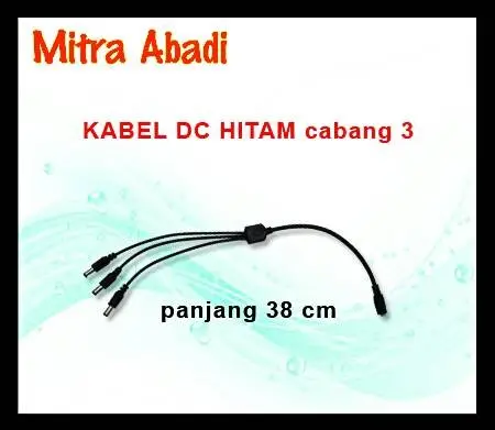 Kabel Jack DC Cabang 3 Serbaguna 2