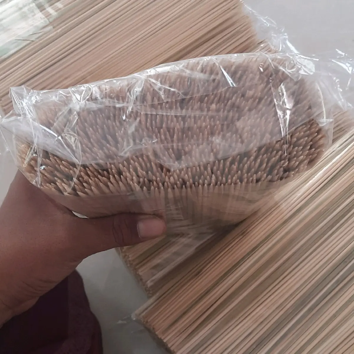1kg isi -+1000 biji tusuk sate ayam 24cm/tusuk bambu/tusuk ayam/pemanggangan