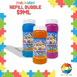 (BISA COD) Bubble Refill/Gelembung/Air Sabun isi ulang bubble gun mainan anak TERMURAH!! SEKAWANTOYS