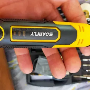 【Gajian Sale & 4.4】16000r/ min Bor mini penggiling 3 gigipenyesuaian  mesin ukiran poles gergaji listrikalat ukiran Motor Baterai