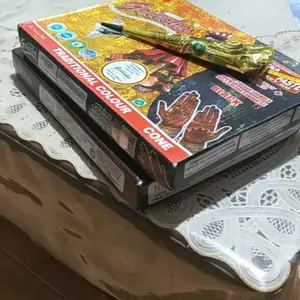 NEHA Magi Body Paint Cone PACAR Tangan Henna DARK BROWN Hena Fas Colour Henna Halal BPOM