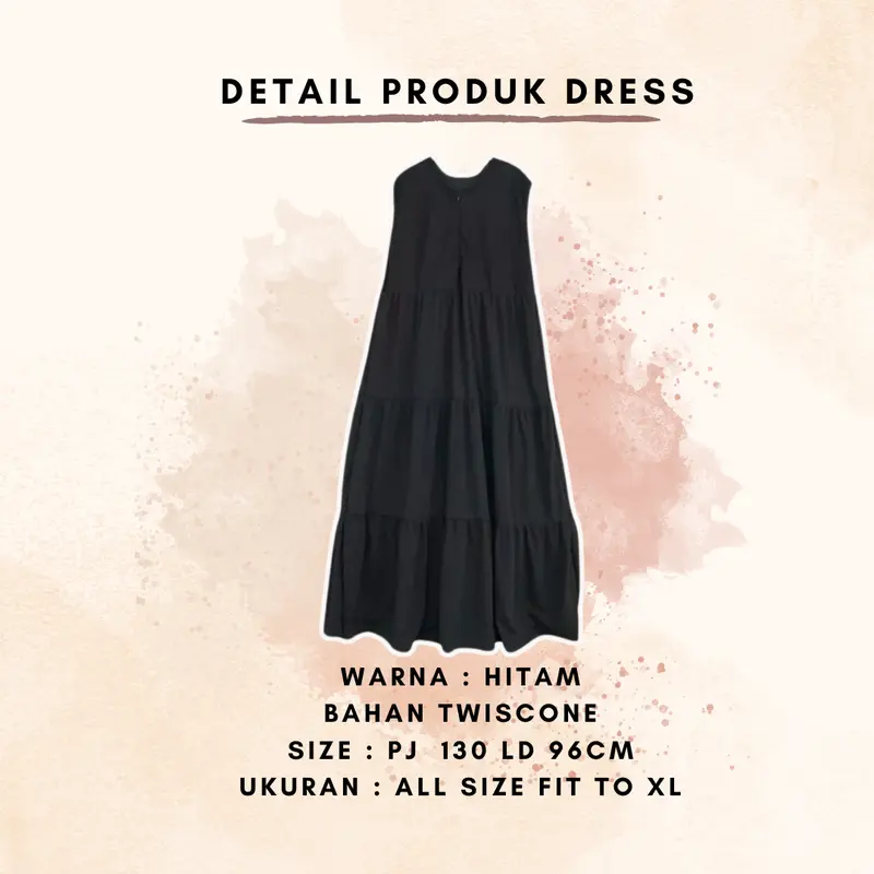 Cerrly One Set 3 in 1 ( outer - dress ruffle - hijab ) set Outfit Wanita / Remaja OOTD Fashion Korean Style - BH82 5