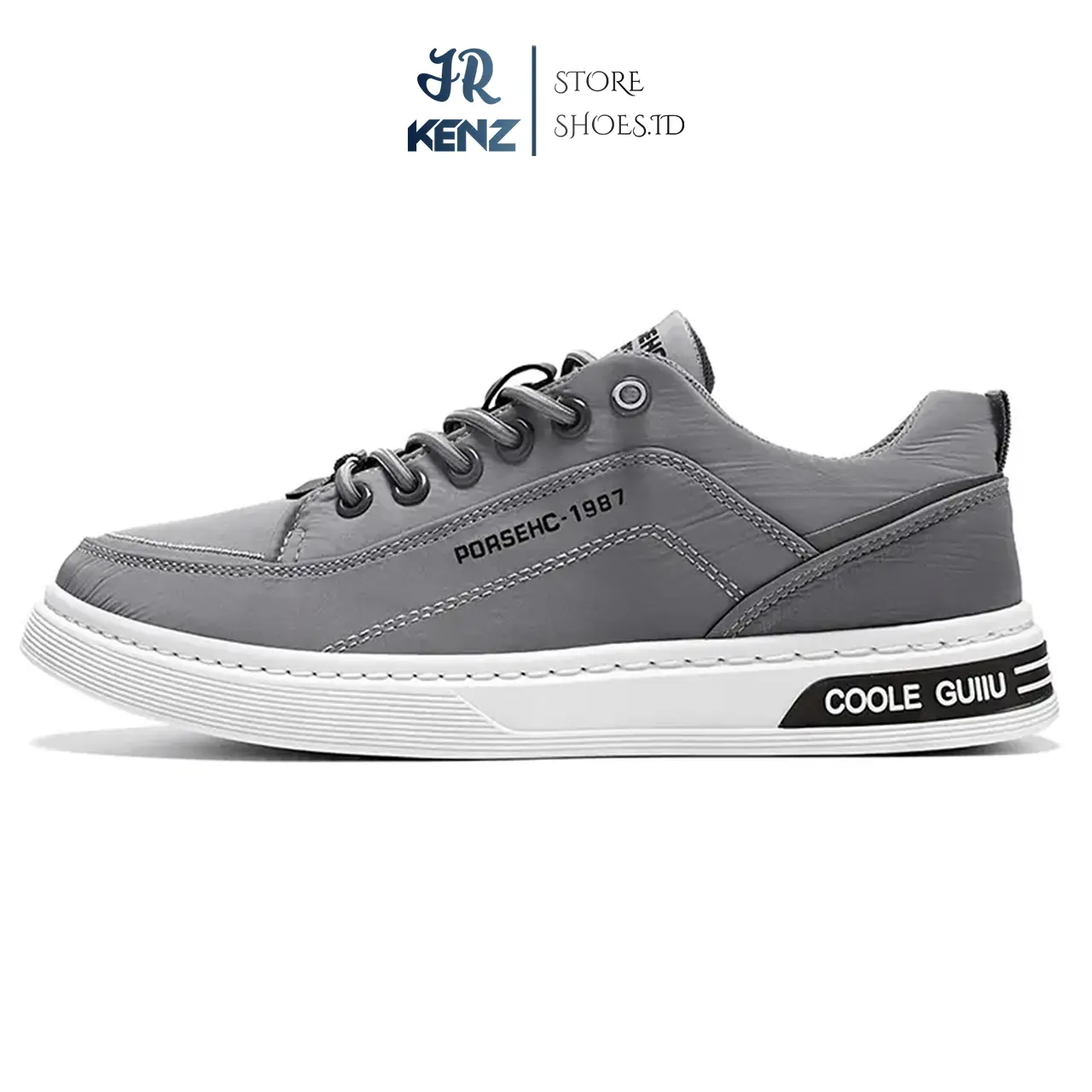 Sepatu Kasual FORSECH Pria Keren Sneakers Import Cowok Elegan Keren Simpel Ringan Empuk