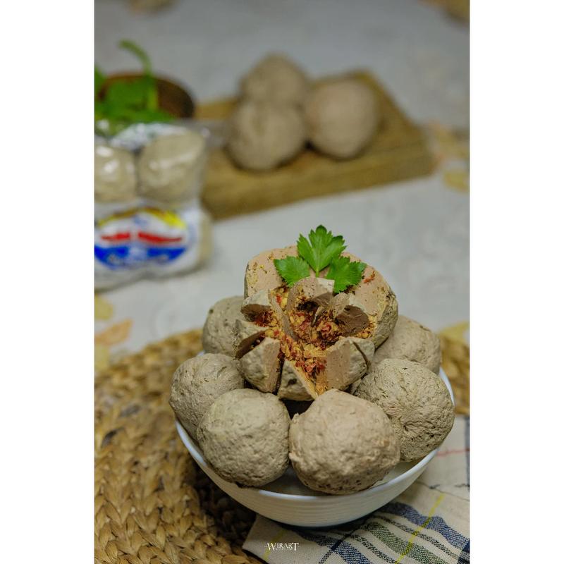 Bakso Baso Ikan Sinar Bahari Varian Rudal Mercon Cabe Premium Bumbu Kuah Tuna Berkualitas Enak Murah 4 Butir 4