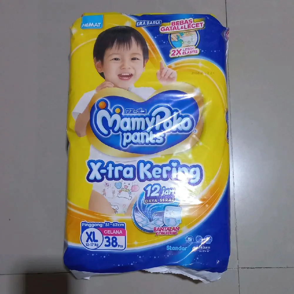 Mamypoko Pants X-tra Kering XL38/XL40 Popok Balita