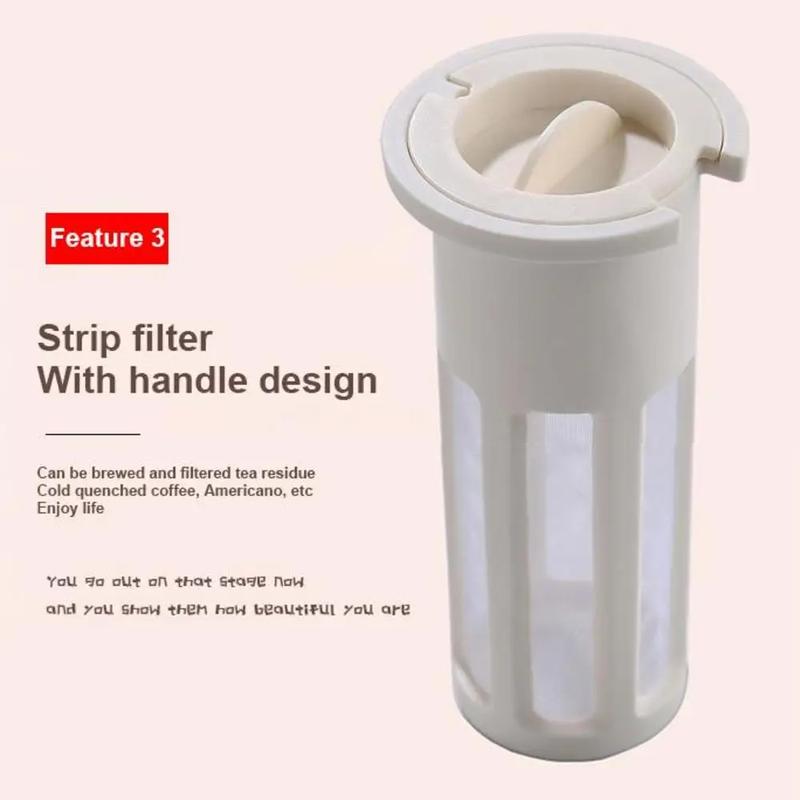 Product Introduction of Máy Pha Cà Phê, Cầm Tay, Bình Pha Cà Phê Lạnh, Máy Pha Cà Phê Chống Rò Rỉ, Có Cân, Thích Hợp Cho Trà, Nước Ép, Ấm Nước Cà Phê Tay, Dụng Cụ Nhà Bếp 6