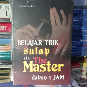 Buku Belajar Trik Sulap Ala The Master Dalam 1 Jam Thomas Houdine Original