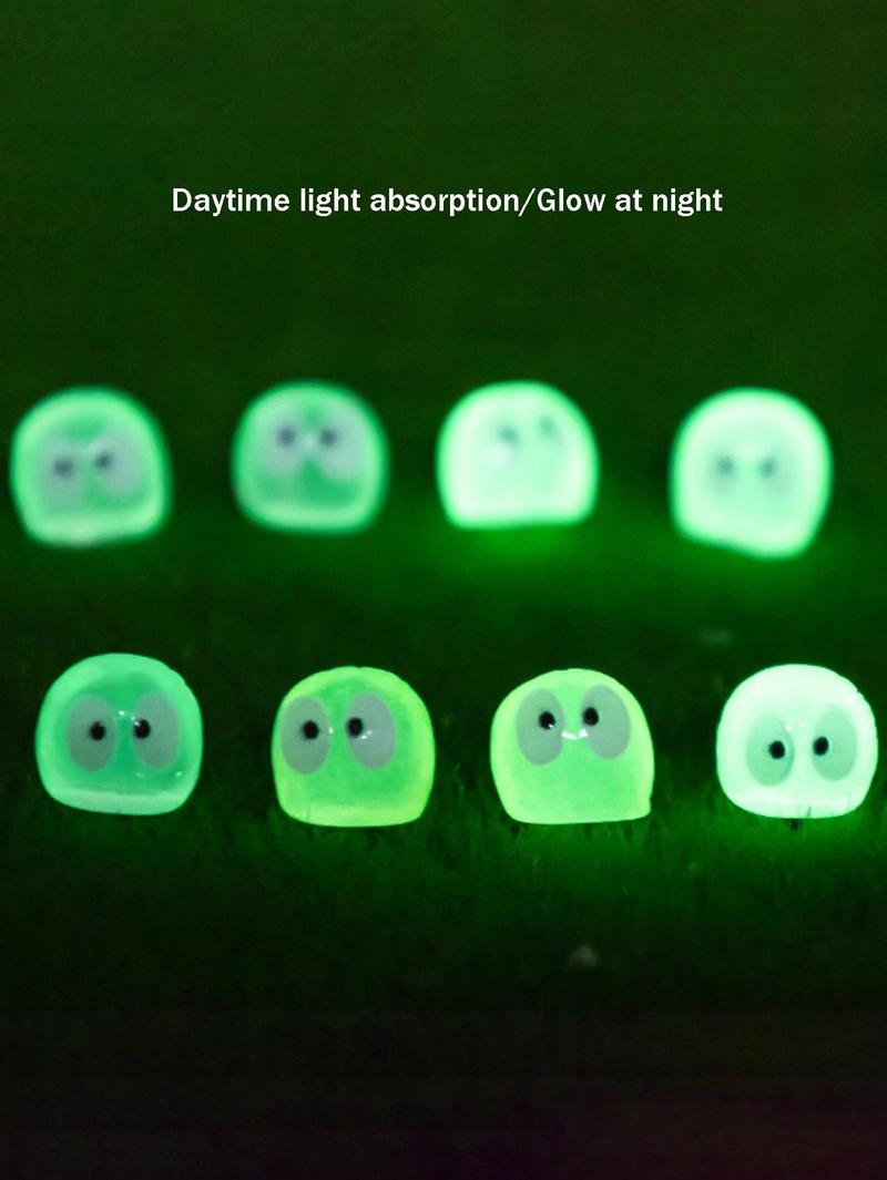 Product Introduction of 6-piece set Car Luminous Color Mini Coal Ball Decoration Car Mirror Center Console Car Interior Decoration 9