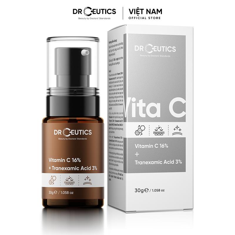   Chính hãng  DrCeutics Serum Vitamin C 16% - Sáng da mờ thâm. 