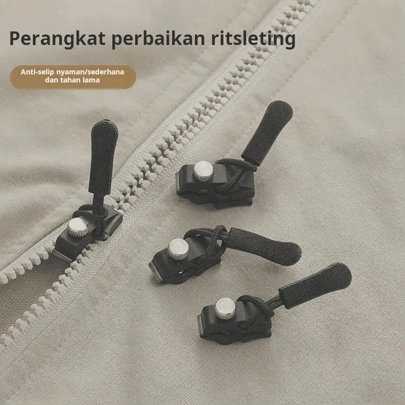 Alat Perbaikan Ritsleting Ritsleting Kepala Jaket Bagasi Pakaian Sepatu dan Sepatu