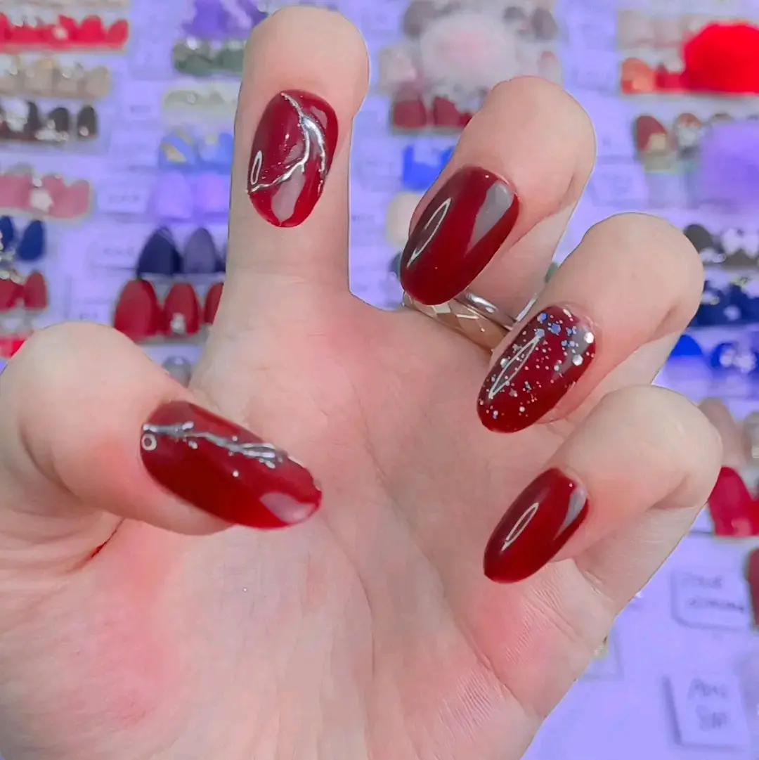 Press On Nails Gratis Lem dan Toolkit, Fake Nails+1 set Toolkit,Kuku Palsu Dan Lem
