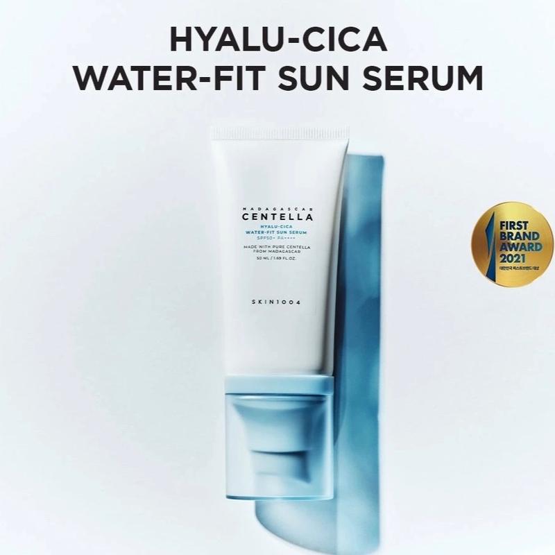 SKIN1004 Madagascar Centella Hyalu-Cica Water-Fit Sun Serum 15ml dan 50ml SPF50 PA++++ 2