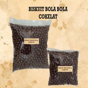 Biskuit Bola Bola Coklat Renyah Enak Manis Snack Cemilan Favorit