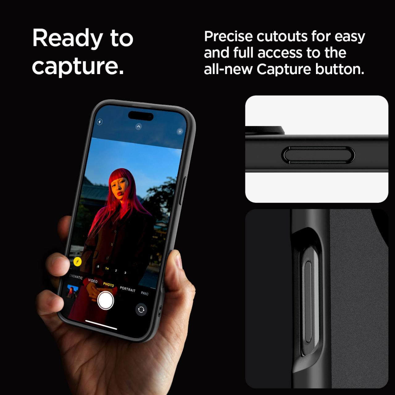 Case iPhone 16 Series Pro Max Plus Spigen Thin Fit MagFit MagSafe Anti Shock Crack Slim Matte Casing