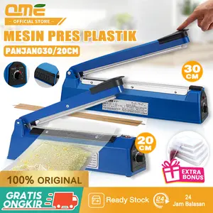 QME- Alat Press Plastik Impulse Sealer 20CM 30CM & 40CM Alat Pres Perekat Plastik Kabel Listrik Vacuum