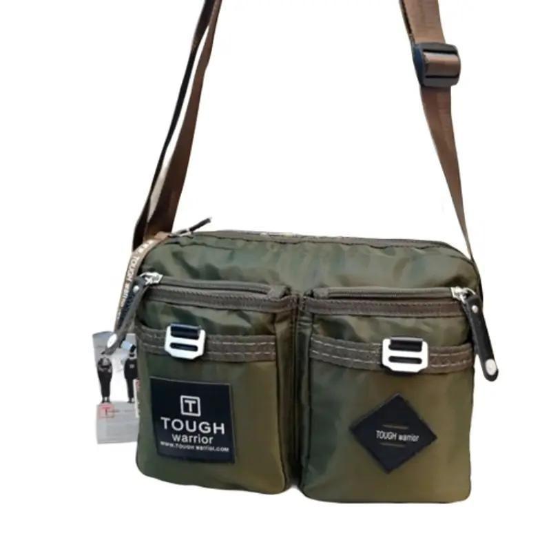 Product Introduction of TAS SELEMPANG/SLING BAHU PRIA/WANITA TOUGH WARRIOR 4871 WATERPROOF ANTI AIR IMPORT (BISA COD) Canvas 12