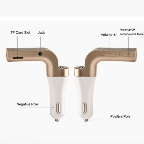 Product Introduction of 【SG Seller】Truslink CAR G7 Wireless Bluetooth AUX Car Kit Handsfree FM Transmitter Radio MP3 Player USB Charger 16