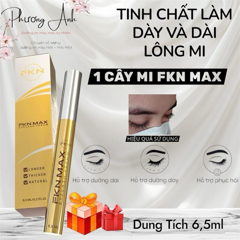  FKN MAX - Dưỡng Mi Phiên Bản Cải Tiến 6,5ml Hỗ Trợ Hạn Chế Thâm Dày Dài Rút Ngắn Thời Gian Làm Đẹp Cho Nữ Women.   1 CÂY MI   