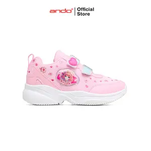 Ando Official Sepatu Sneakers Emiko V Anak - Merah Muda