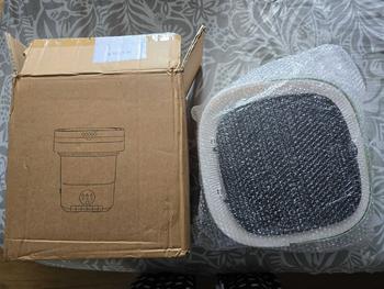 Product Review of 12L Foldable Mini Washing Machine Portable with Drain Basket - Perfect for Home and Travel from I** S**a 0