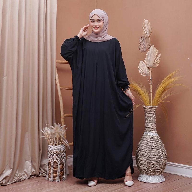 Gamis Kaftan Jumbo Gogo Sakdres Kaftan Jumbo Rayon Panjang 2
