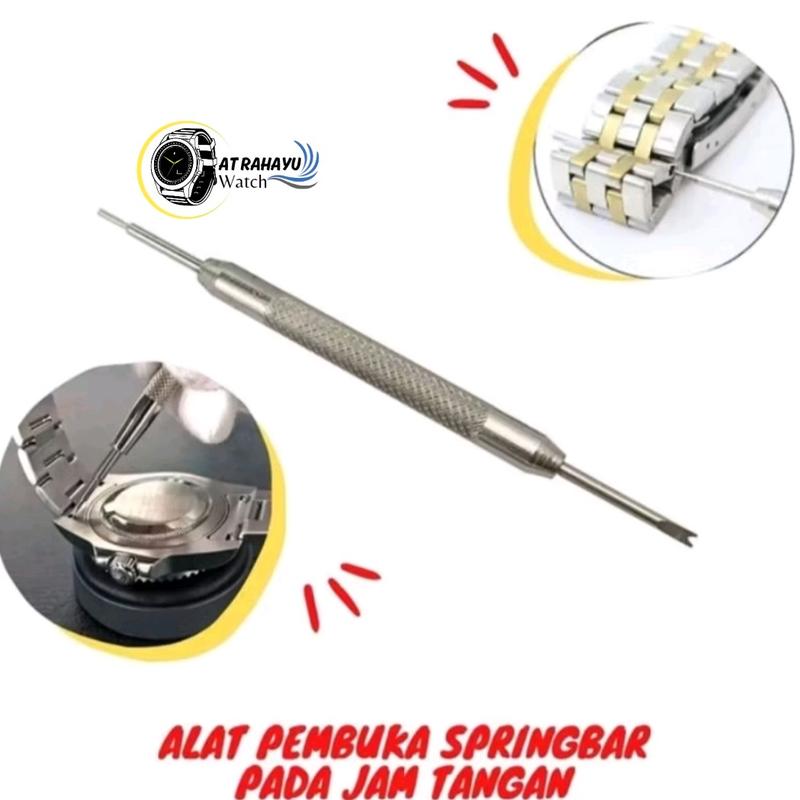 Obeng Dua Sisi 2 Sisi Alat Pelepas Springbar Alat Pembuka Pin Tali Jam Tangan Obeng Pembuka Pin Pengait Springbar Remove Obeng Spring Bar Remover Strap// Tools Pembuka Tali Jam // Obeng Murah 2