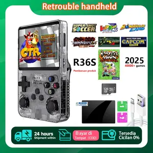 TIAZMI R36S 40000+ Games Retro Handheld Game Console with 128G Built-in 2025