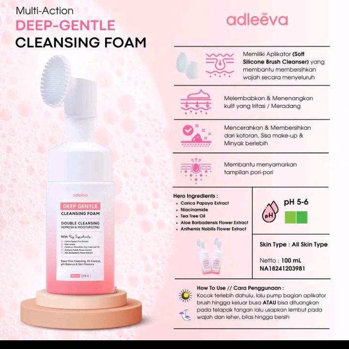 [ADLEEVA Minva] - (Paket  Pemula ISI 4) WHITENING Glow Booster / ACNE Bright Series Basic - Mencerahkan bantu samarkan flek hitam, Paket perawatan kulit berjerawat dan bekas jerawat secara maksimal BPOM HALAL 7
