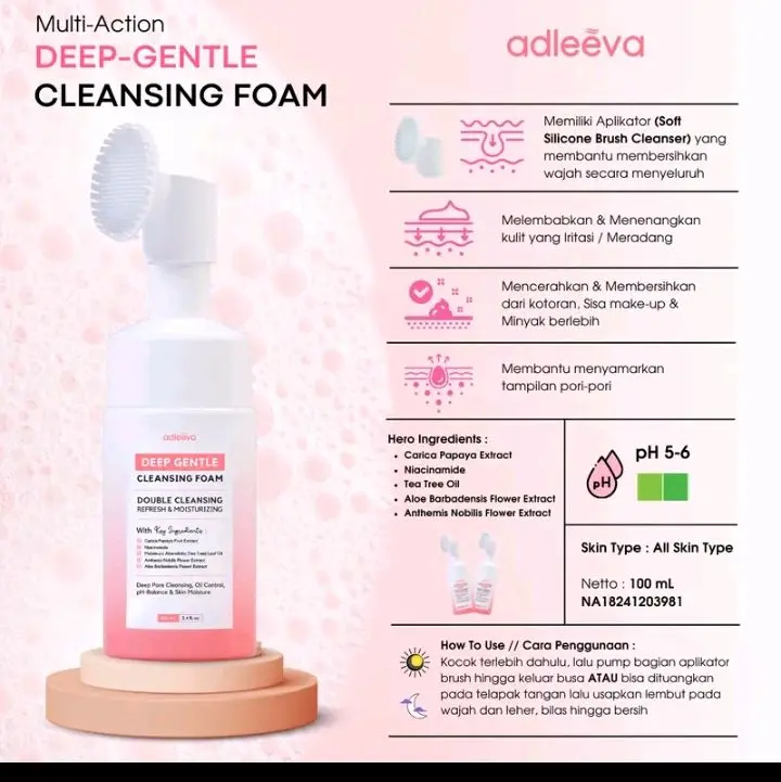 [ADLEEVA Minva] - (Paket  Pemula ISI 4) WHITENING Glow Booster / ACNE Bright Series Basic - Mencerahkan bantu samarkan flek hitam, Paket perawatan kulit berjerawat dan bekas jerawat secara maksimal BPOM HALAL 6