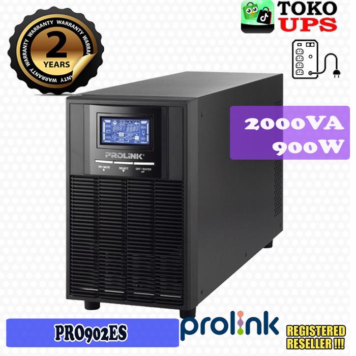Gambar UPS Online PROLINK PRO902ES 2000VA 1800W Professional II 1Phase RS232 USB PF 0.9 - Bubble dari TokoUPS Kota Administrasi Jakarta Pusat Tokopedia