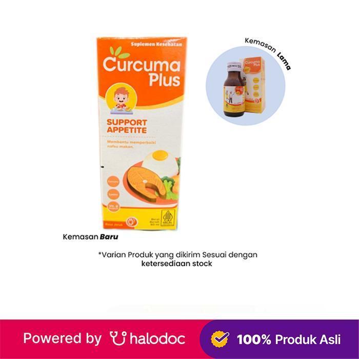 curcuma plus support appetite rasa jeruk 60 ml