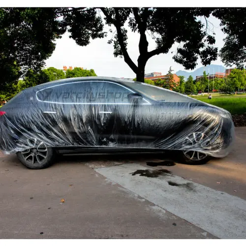 Mobil Cover Mobil Transparan Grade A Cover Mobil Plastik Sarung Mobil Plastik Transparan 2