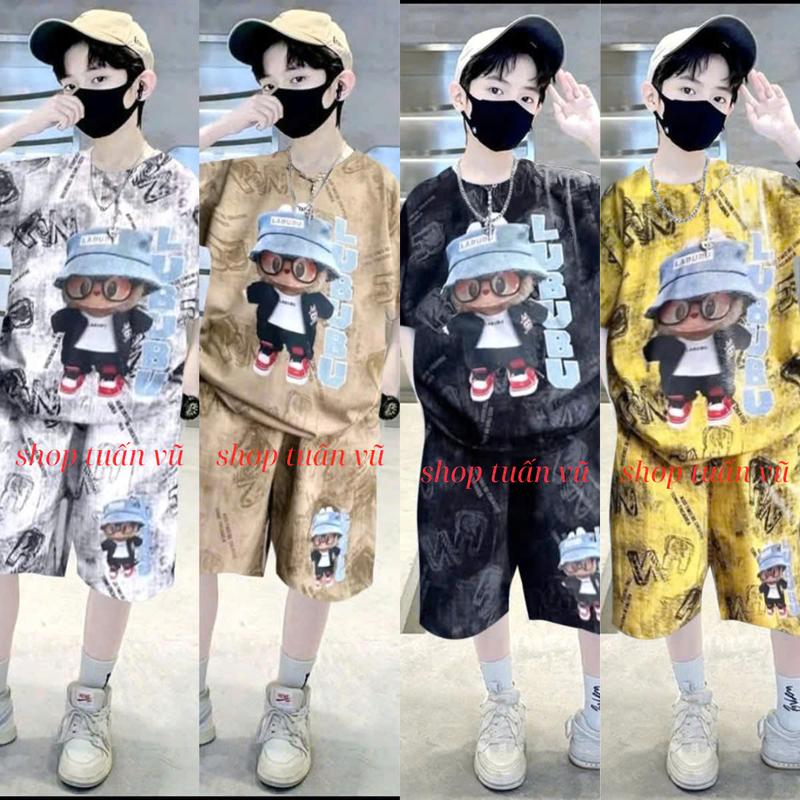 Bộ quần áo mùa hè dành cho bé trai từ 13-44kg mẫu CON HỔ chất thun lạnh, phong cách thể thao. 7