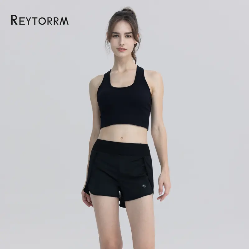 Reytorrm Celana Pendek Celana Yoga Cepat Kering Pinggang Tinggi Wanita Yoga&Running Sport.(DK046) 8