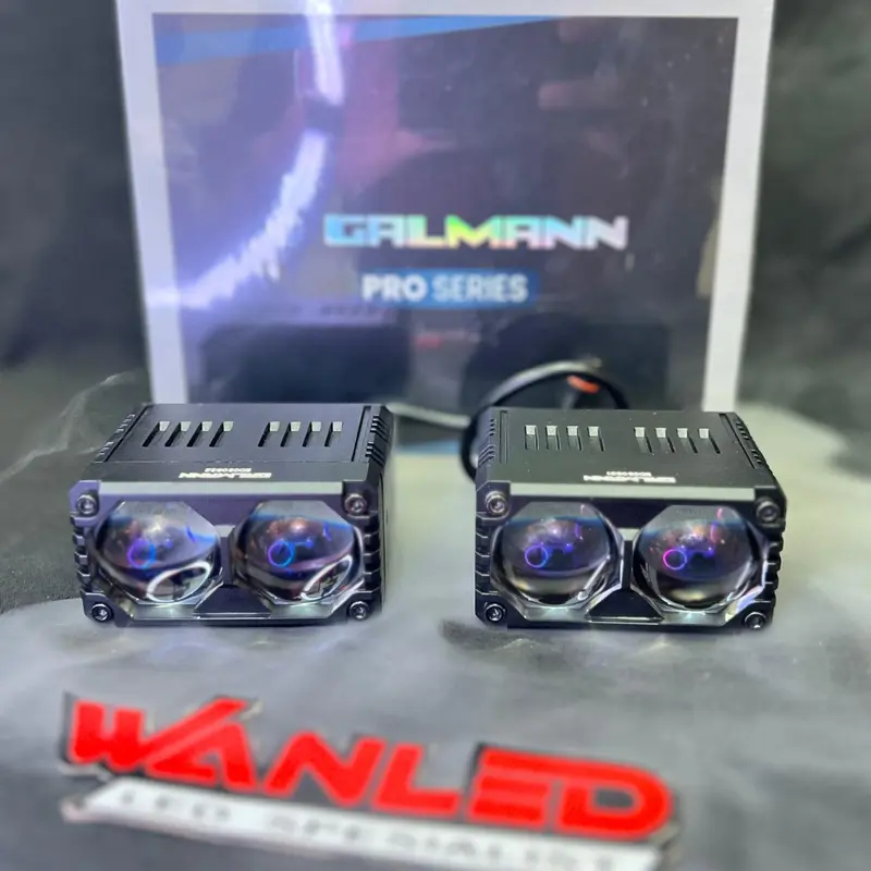 MINI LASER 2 MATA GALMAN PRO SERIES HARGA SEPASANG LAMPU SOROT KABUT 100 WATT 4