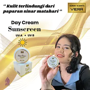 Day Cream Viera Sunscreen  Protection/SunBlock/Krim Pagi Membantu Mencerahkan Muka ,Memutihkan kulit wajah Vitamin E & Vitamin C mengurangi Sunburn perlindungan sinar matahari