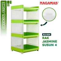 Gambar Nagamas Rak Serbaguna Jasmine Susun 4 / Rak Multifungsi / Rak Plastik - RJ004 dari Nagamas Official Store Kota Tangerang 3 Tokopedia