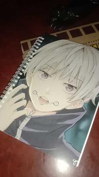 Product Review of notebook / buku catatan / bloknote anime Jujitsu kaisen full colour murah limited ukuran A6 dan A5 from 𝗡**️ 0