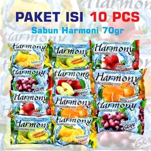 Harmony PAKET 10 PCS SABUN HARMONY VARIAN MIX 70gr Sabun Segar & Lotion - Soap