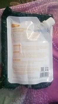 Product Review of EGG YEAST EGGSHELL Mask Cream 100gr Face Masker Cangkang Telur Facial Krim Wajah Peel Off Kulit E.G.G Glam Glow Melembutkan Muka from 🎀**🌸 1