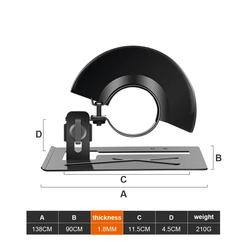 JLD Adaptor Gerinda Jadi Circular Saw Dudukan Gerinda Tangan Adjustable Angle Grinder Bracket Stand Holder multifungsi 7