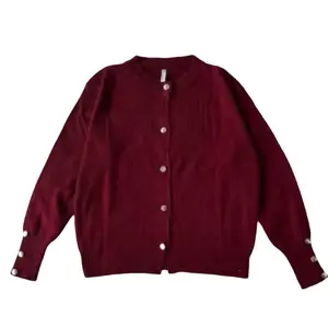 fanny Cardigan knit korean style Baju Nyaman viral Panjang Tangan Knitwear Wanita Basic Outer Atasan Kardigan (Bb 60 ke bawah)