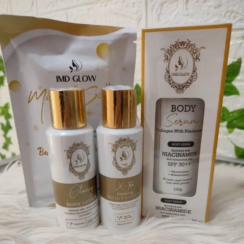 HB IMD GLOW PAKET LENGKAP ISI 4item Imelda glow original