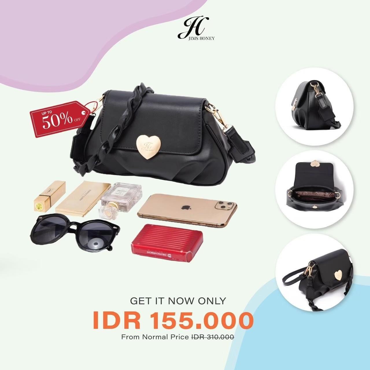 JIMS HONEY TAS WANITA FLEUR BAG (FREE EXCLUSIVE BOX)