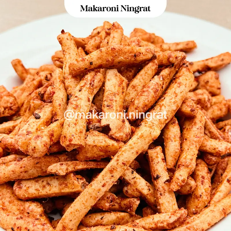 Basreng Cikruh 250gr Ningrat Pedas Gurih & Pedas Daun Jeruk Food Snack Camilan Pedas Halal Crispy 1