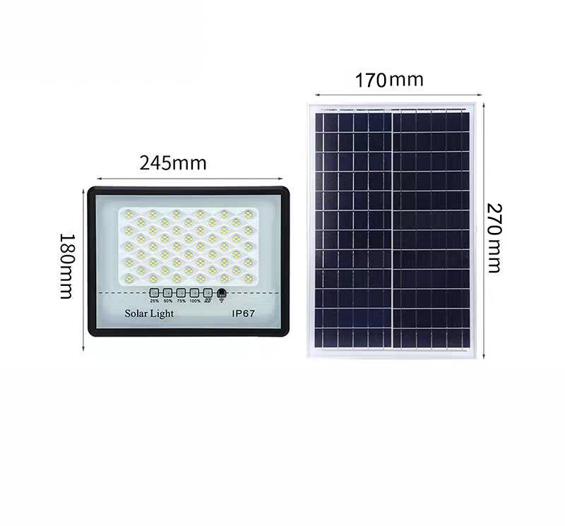 Đèn Năng Lượng Mặt Trời Mắt Ngọc Solar Light 3000W Đèn có thấu kính, chống loá mắt. Điều khiển từ xa - Cảm biến ngày/đêm. Tự đông bật tắt. Không sử dụng điện, Có đèn báo % pin. An toàn, Tiết kiệm đènnang  luong 4
