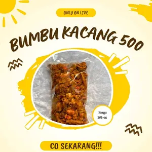 SEBRING BUMBU KACANG 500gr Aneka Bumbu Kacang Daun Jeruk & Bumbu Cabe Cikruh Berkualitas. Basreng Jengkol Siomay Kemplang Beton Rafael Makroni Noni Campur Kripca Usus Krispy