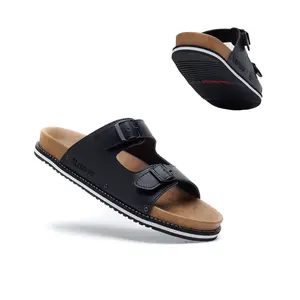 Glorious - Sage Strong Brown Sandal Casual Kulit Pria Wanita Distro Formal Kasual Santai Empuk Nyaman Simple Hitam Sendal